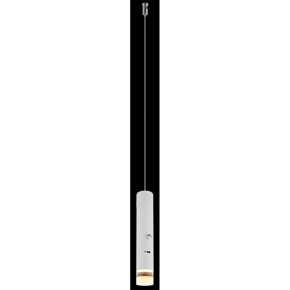 Strakke hanglamp Pelo wit Globo 9007371566358