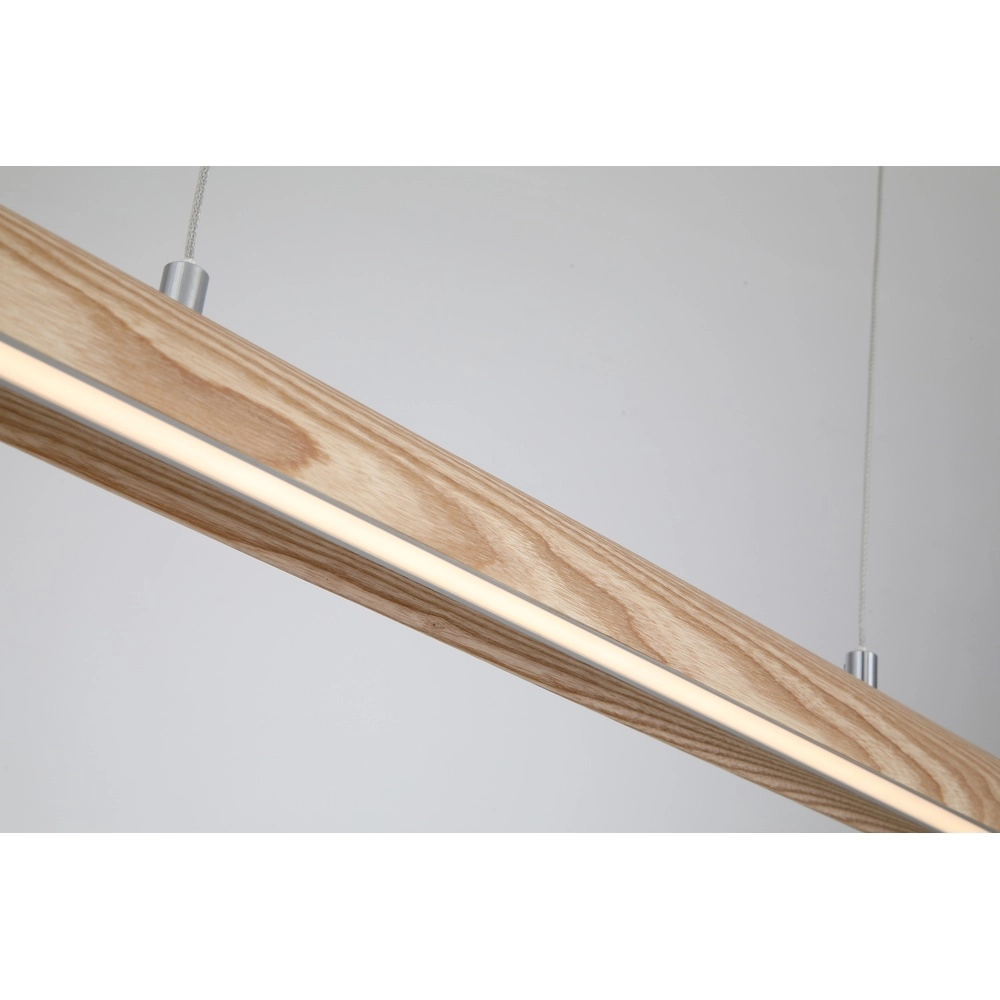 Hanglamp Kenzie hout Searchlight 5053423296845