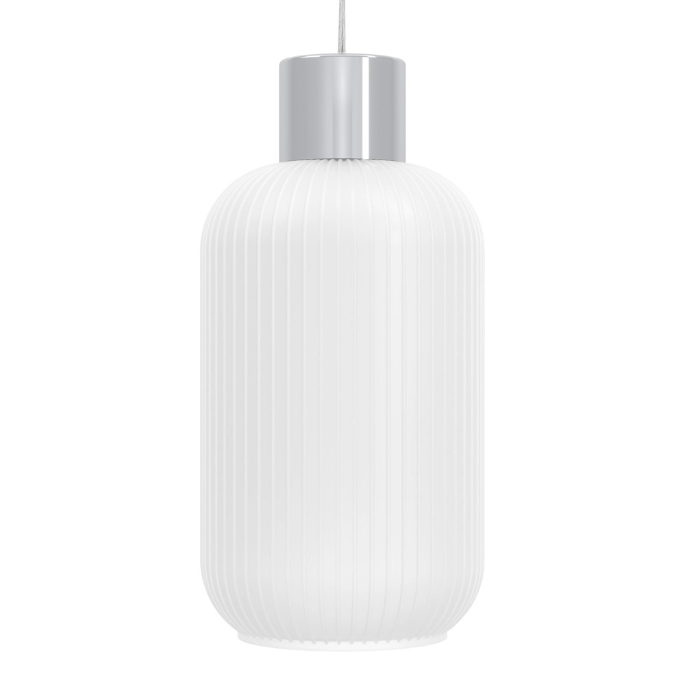 Design hanglamp Dasmina chroom met wit 3-lichts Eglo 9008606406371