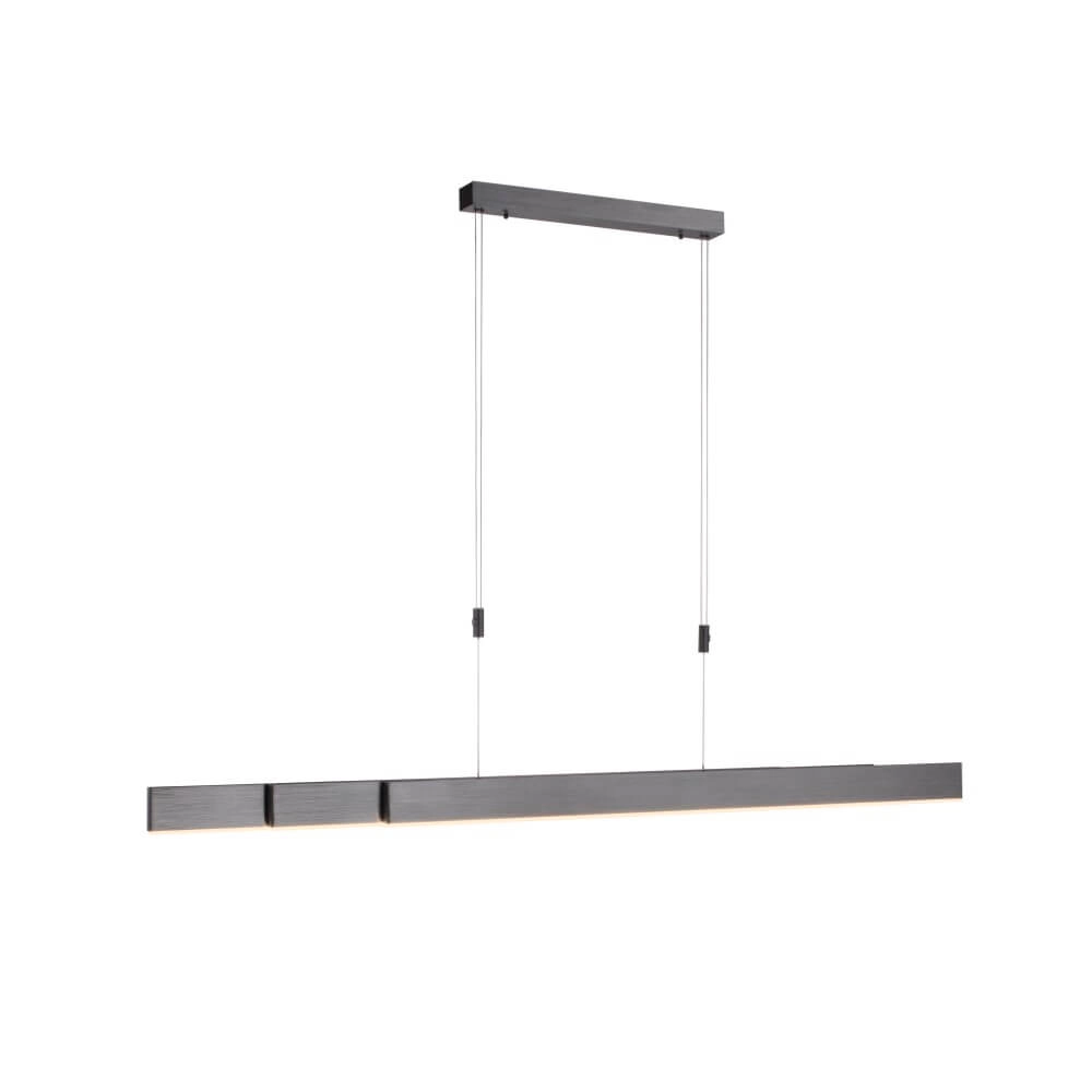 Led hanglamp Pure-Moto geborsteld antraciet