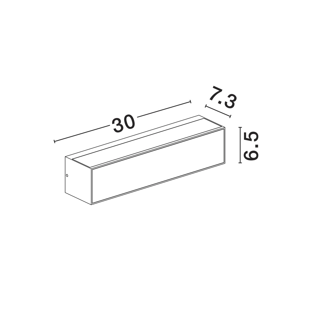 Unieke wandlamp Inga antraciet 30cm Lyora 5212017449566