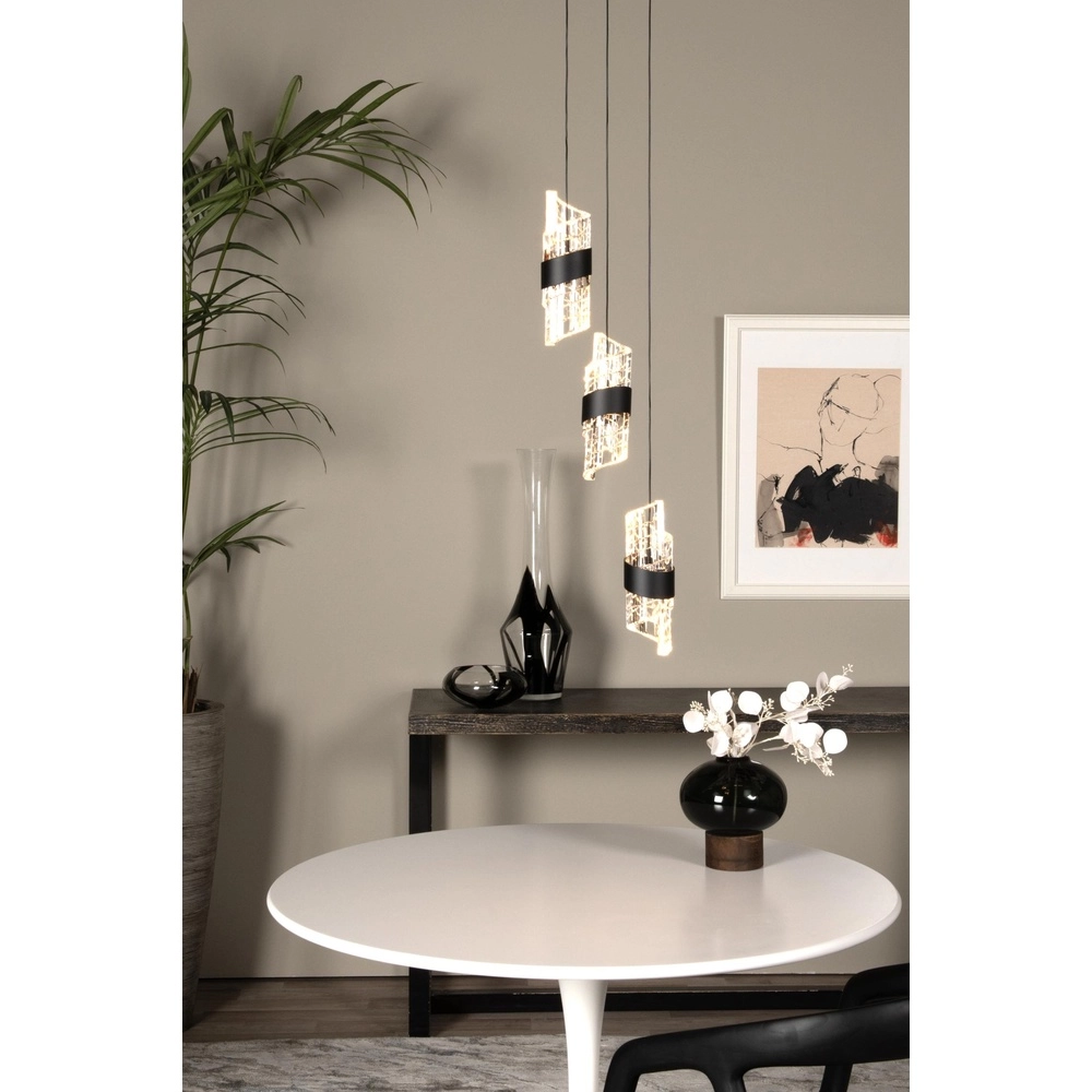 Design hanglamp Kligande 3-lichts zwart Lucide 5411212134615