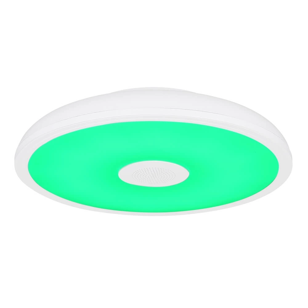 Witte plafonniere Raffy Ø 28cm Globo 9007371421848