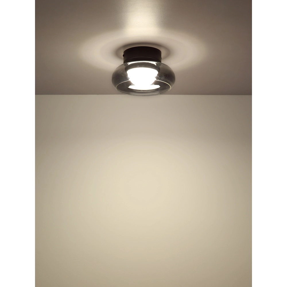 Design plafondlamp Carlene zwart Globo 9007371566174