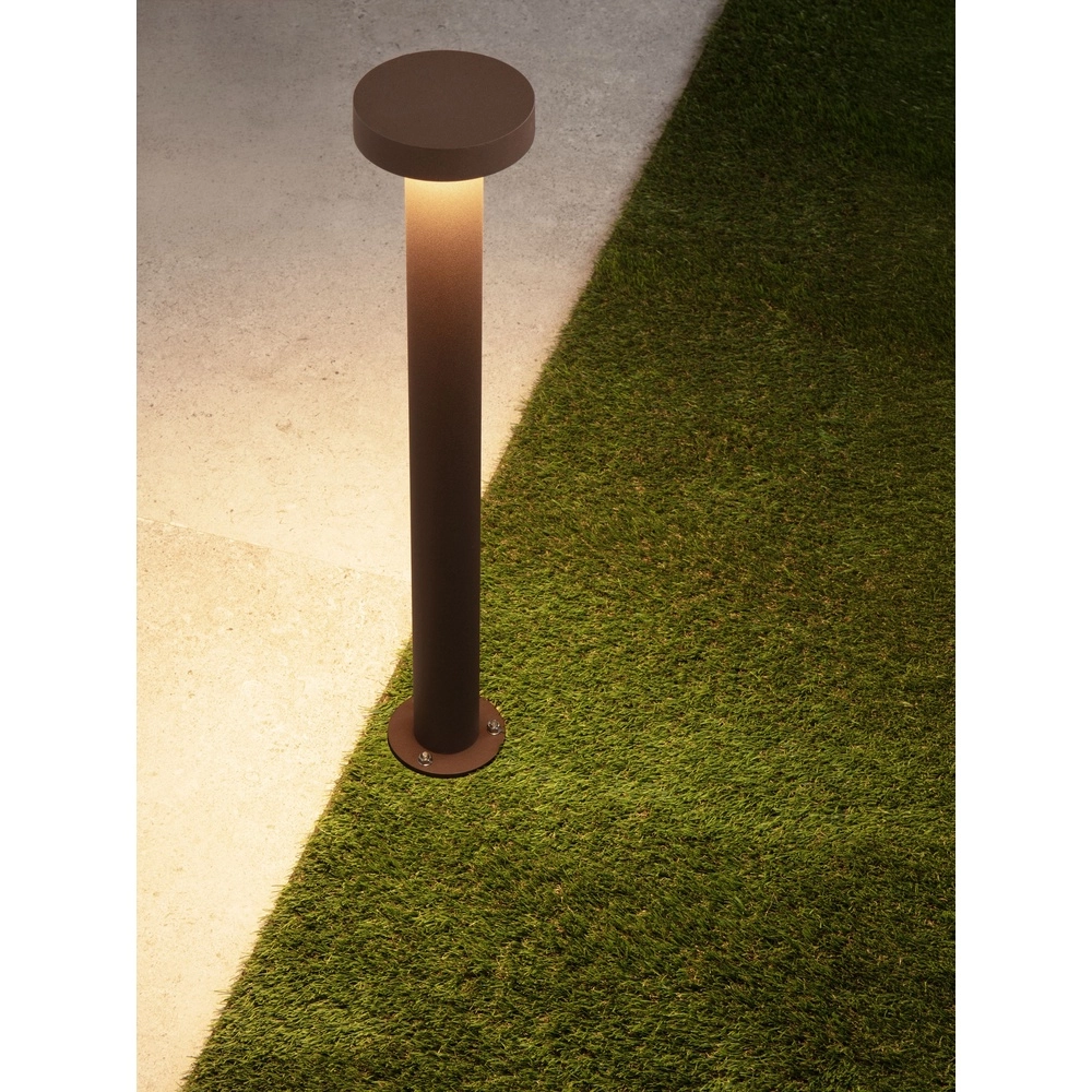 Desing tuinlamp Gong roestbruin 60cm - 3000K Lyora 5212017496232