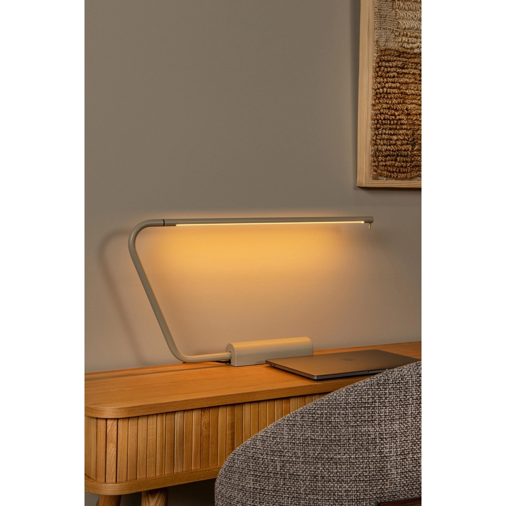 Design bureaulamp Madison zand bruin Lucide 5411212441935