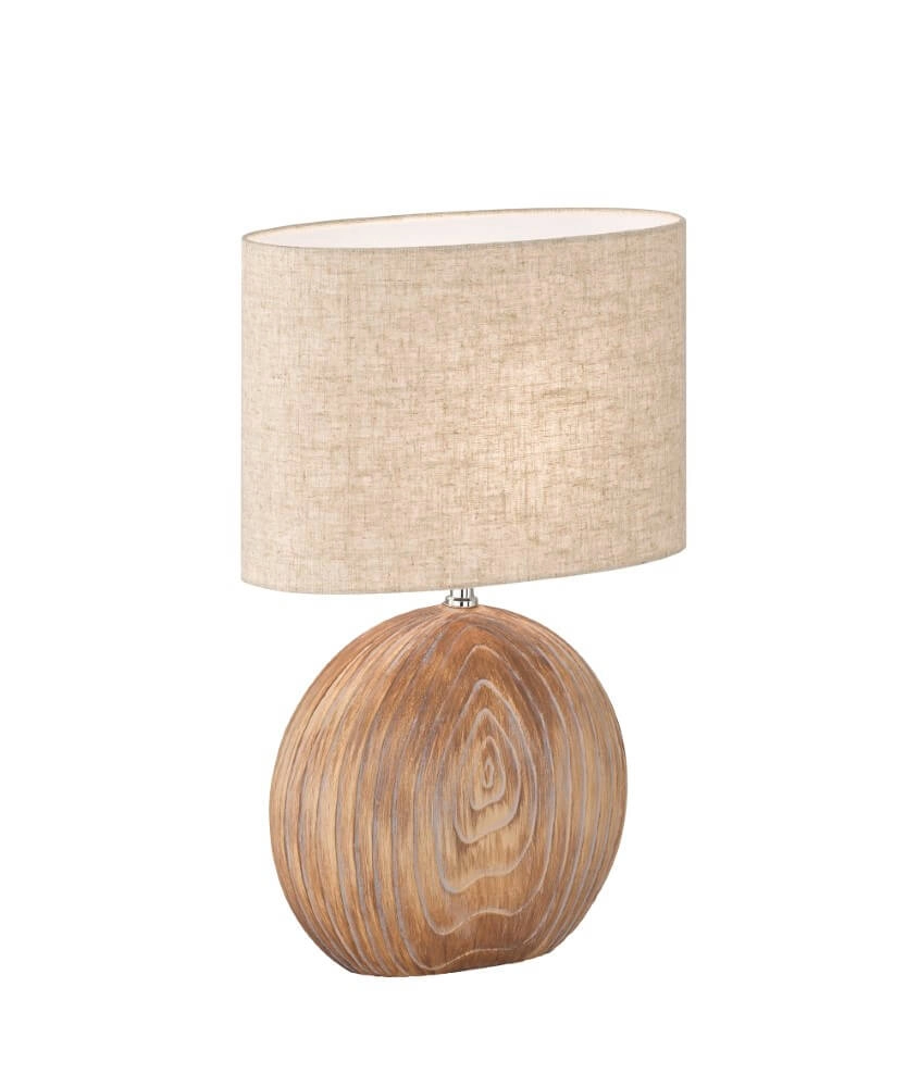 Schemerlamp Tobse van keramiek en stof