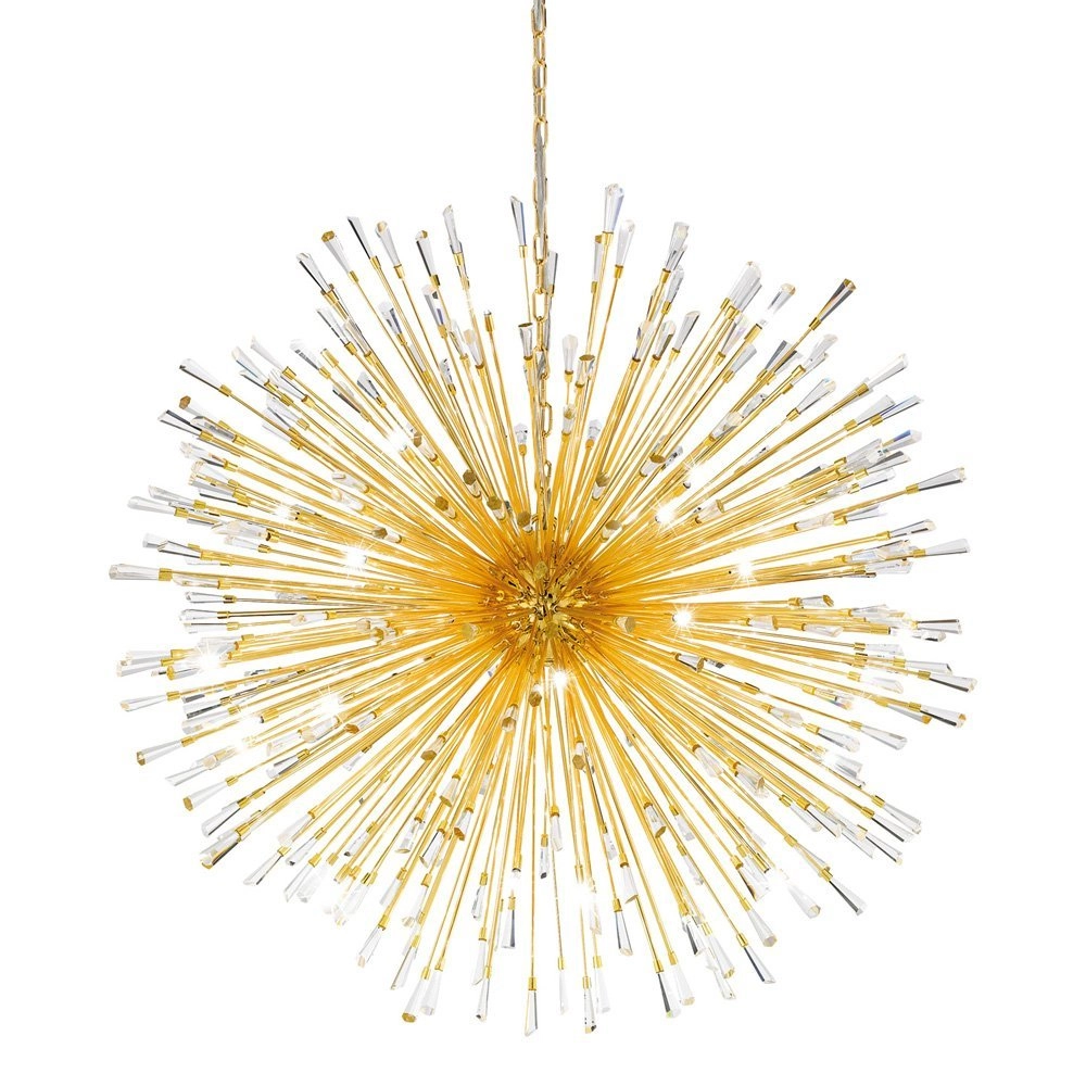 Design hanglamp Vivaldo 1 98cm goud Stars of Light 9002759392567