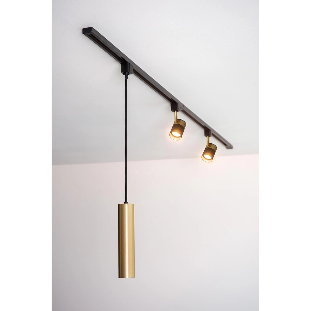 Rail hanglamp Track Floris 1-fase goud Lucide 5411212093363
