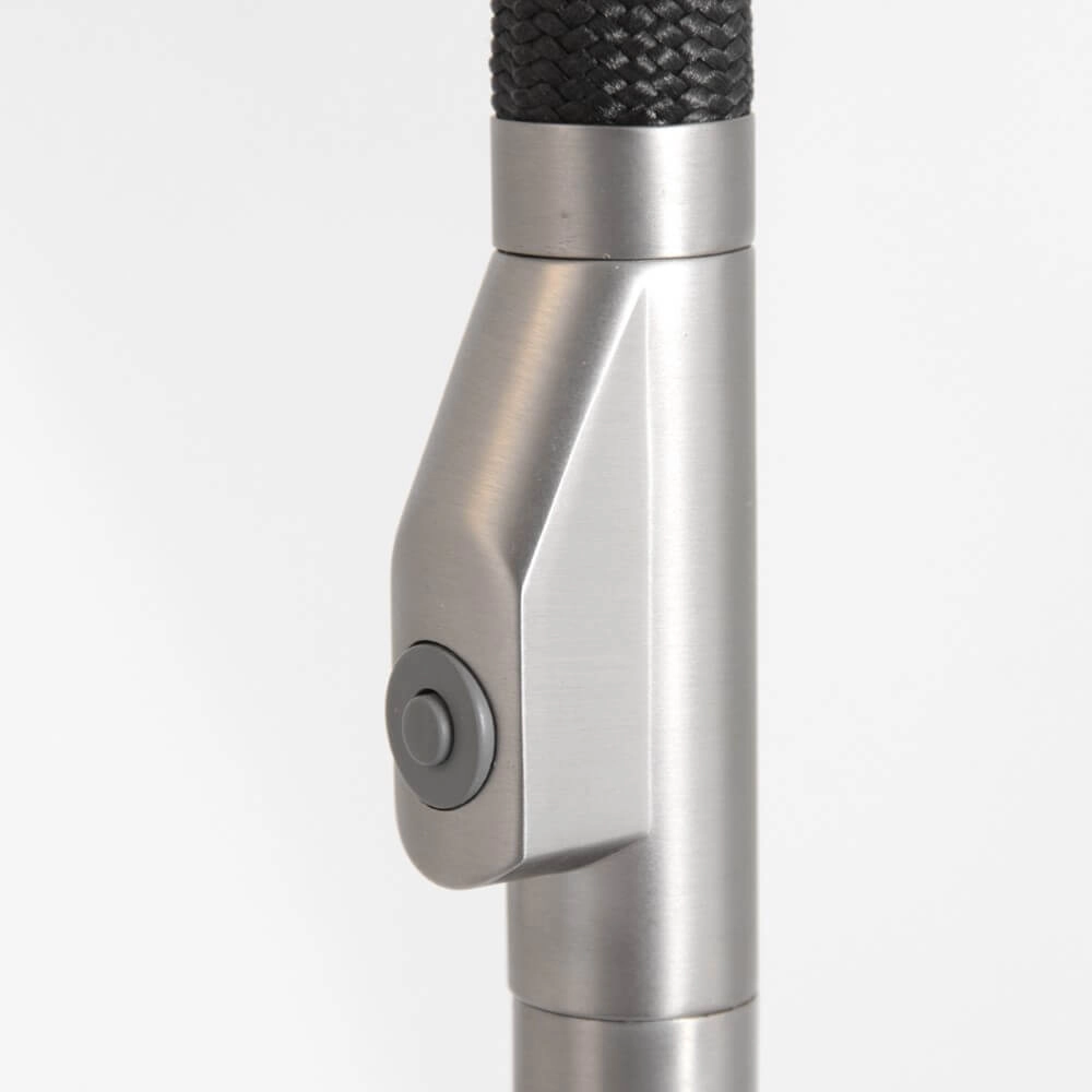 Led vloer leeslamp Turound 10w - 2200-4000K - 125cm RVS helder glas Steinhauer 8712746134834