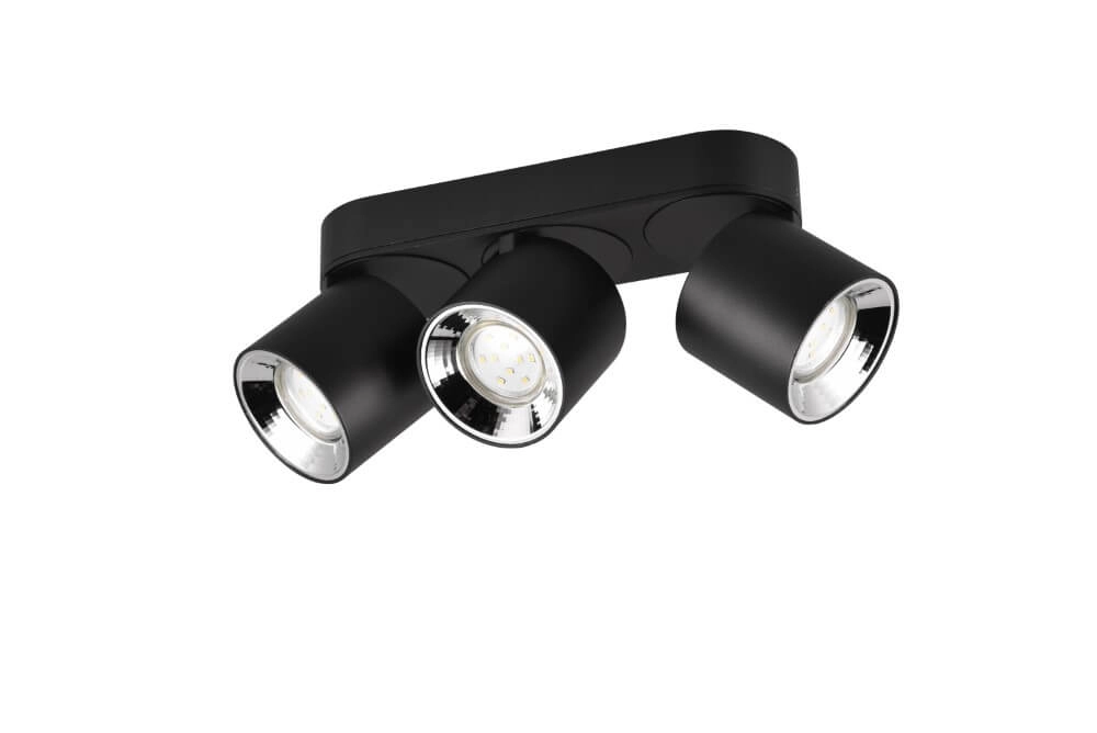 Plafondlamp Guayana 3-lichts zwart Plafondlamp Guayana 3-lichts zwart