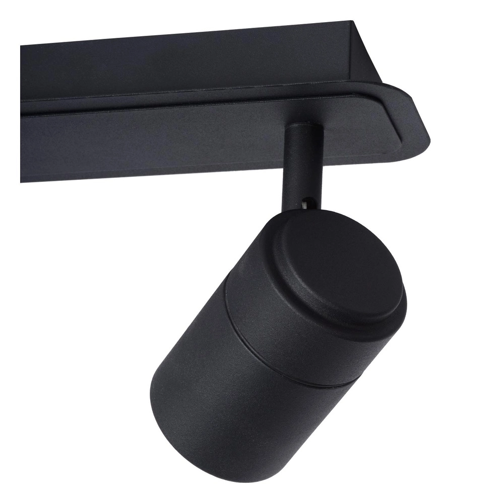 Plafondspot Lennert 2-lichts zwart Lucide 5411212262684