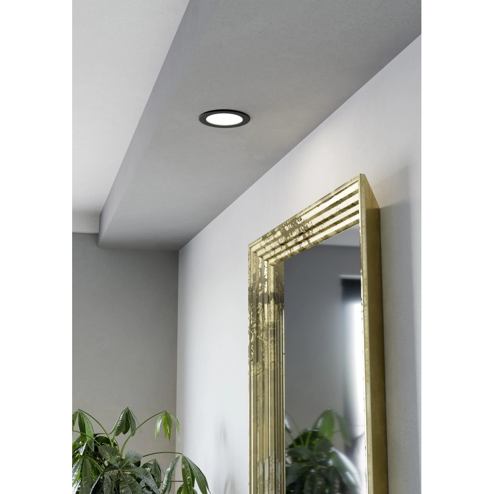 Inbouw lamp Fueva 6 rond - zwart - Ø 11,9cm Eglo 9008606330683