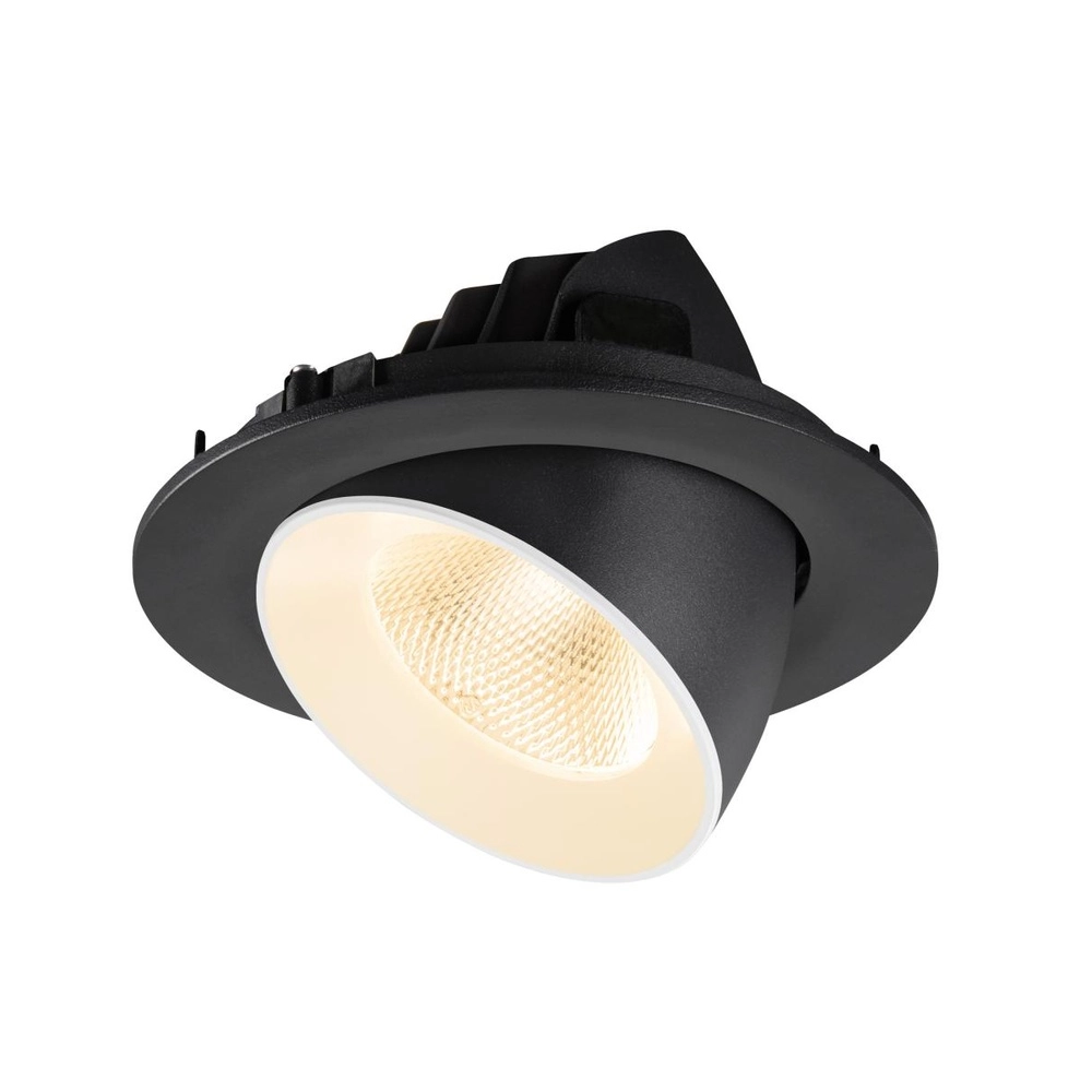 Inbouwspot Numinos Gimble L zwart/wit 2700K - 20gr SLV 4024163310505