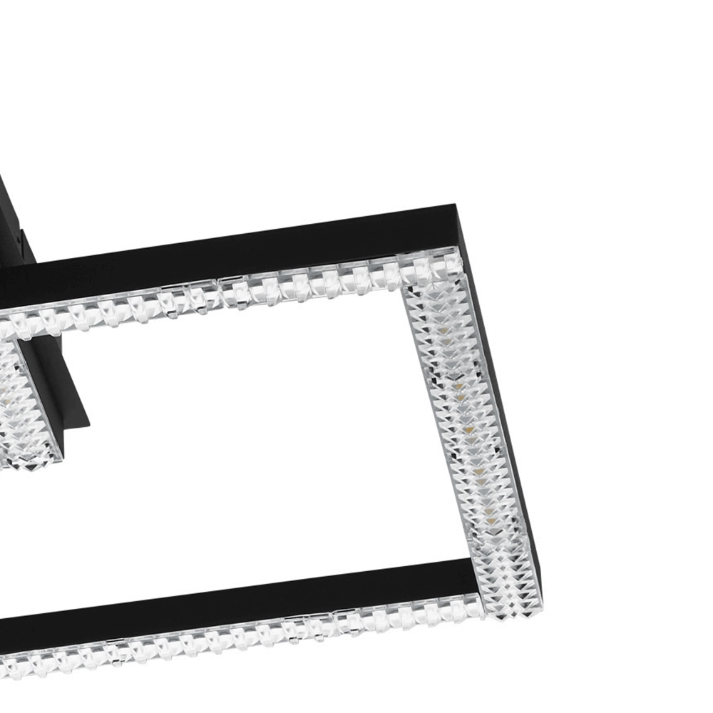 Zwarte plafondlamp Lejias met led Eglo 9002759997991