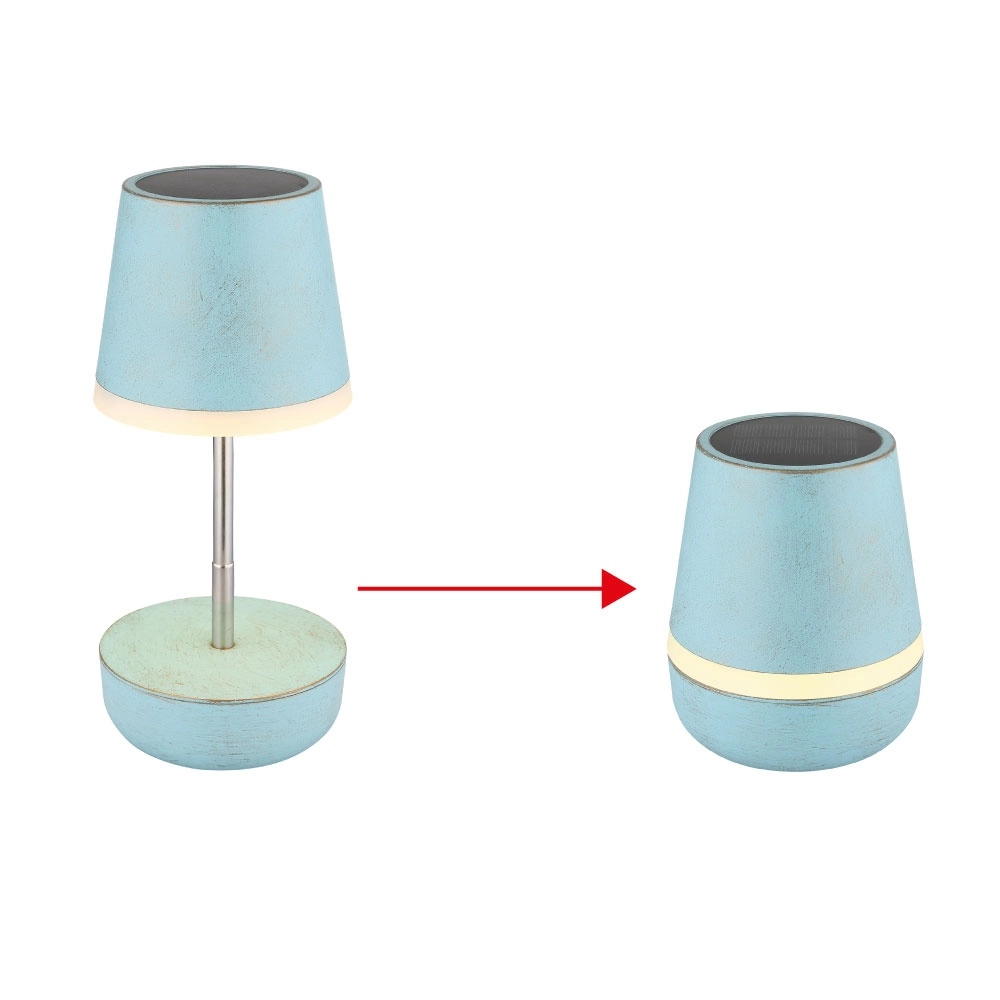 Solar tafellampje Felina blauw Globo 9007371519507