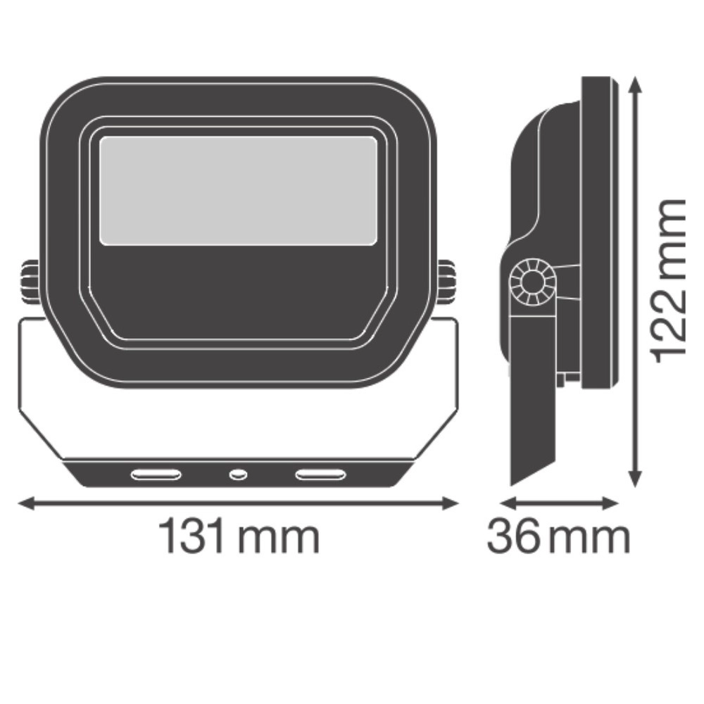Schijnwerper Vance 8W - 3000K zwart Lyora 4099854305689