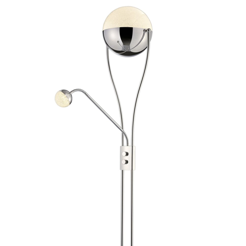 Vloerlamp Chris 2-lichts 180cm chroom Trio 4017807336795