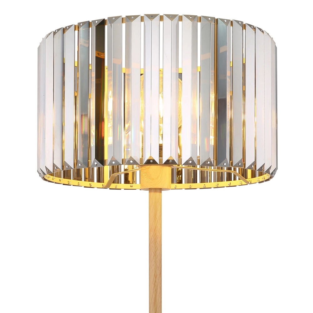 Vloerlamp Run hout Globo 9007371513970