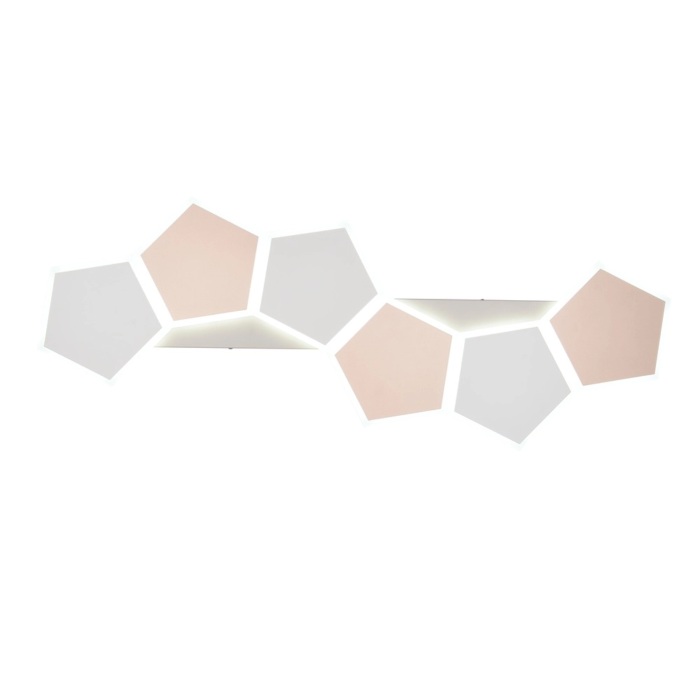 Unieke plafondlamp Zaya M mokka bruin Trio 4017807683004