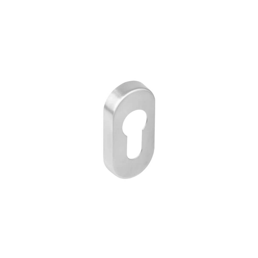 Ovaal cilinderrozet Tira RVS