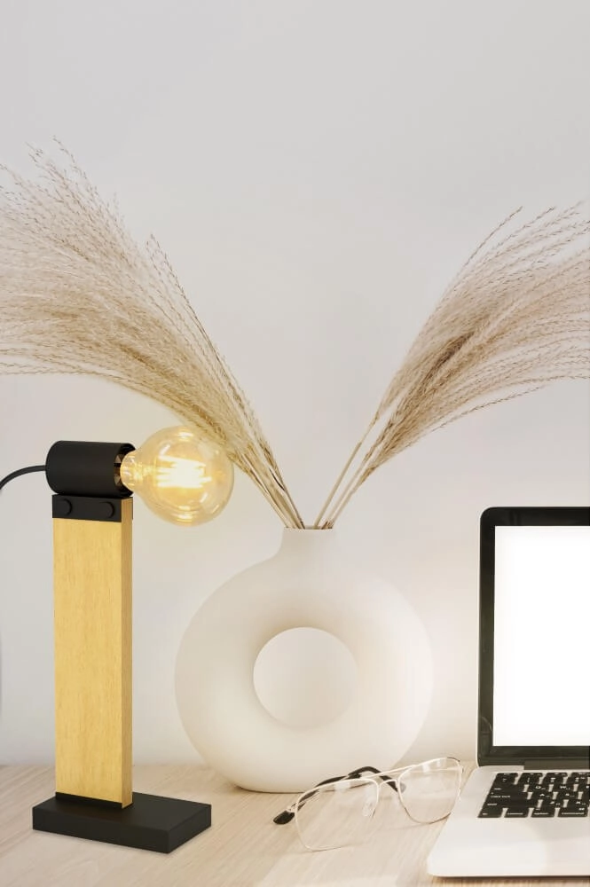 Houten tafellamp Bailrigg Eglo 9002759439040