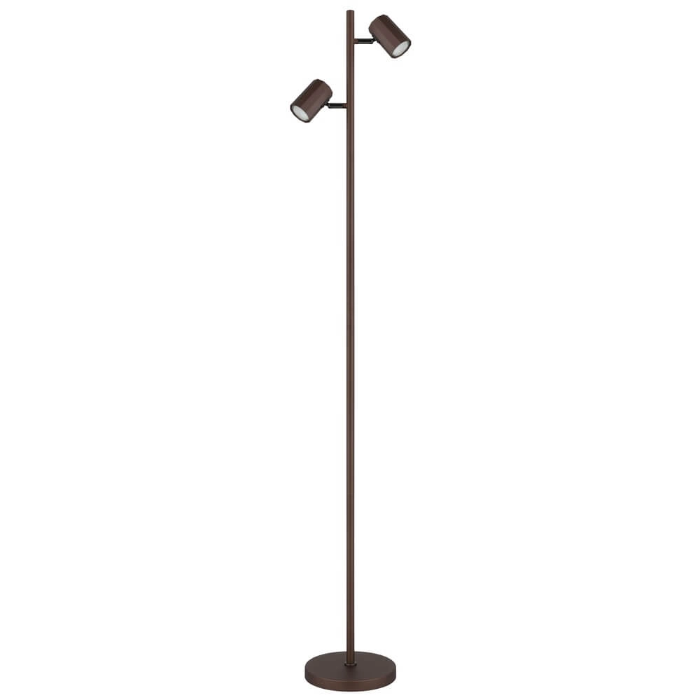 Bronzen vloerlamp James dubbel Globo 9007371450893
