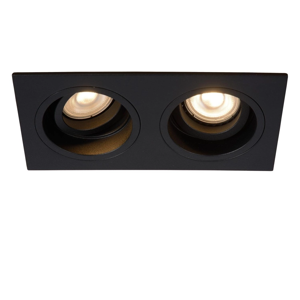 Rechthoekige inbouwspot Embed zwart Lucide 5411212221261