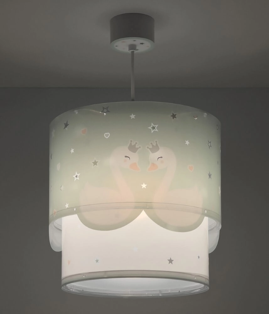 Groene hanglamp Sweet Love Green Ø 26cm Dalber 8420406613826
