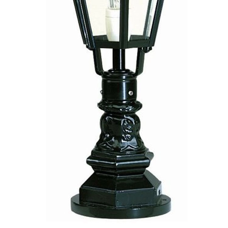 Nostalgische lantaarn Elbe zwart KS Verlichting 8714732500241