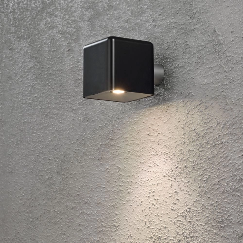Design wandspot Amalfi zwart KonstSmide 7318307681758