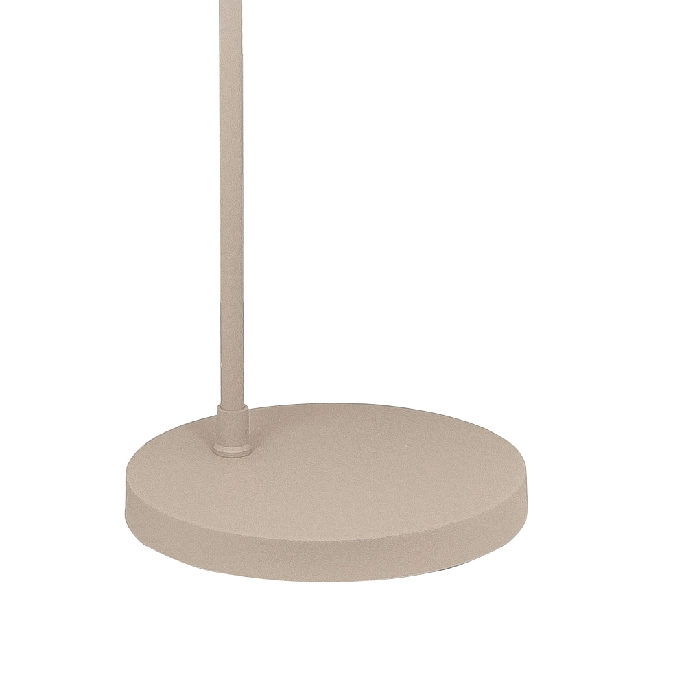 Trendy vloerlamp Marrone zand met glas Highlight 8718379051739