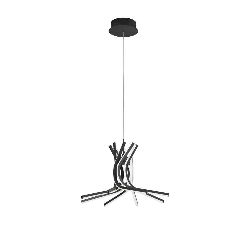 Design hanglamp Narvi S zwart Ø 50cm Lyora 5212017424204