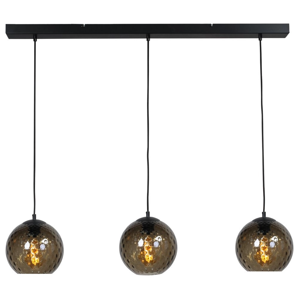 Zwarte hanglamp Baloton 3x E27