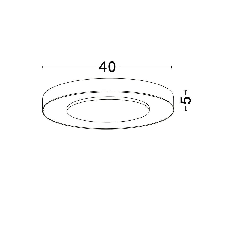 Plafondlamp Pada wit Ø 40cm Lyora 5212017463289