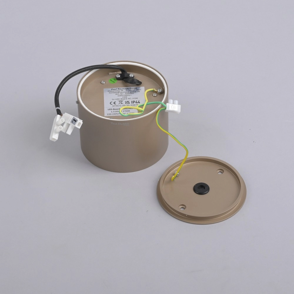 Plafond opbouwspot Pure Point Ø 11cm - bronce Paul Neuhaus 4012248395653