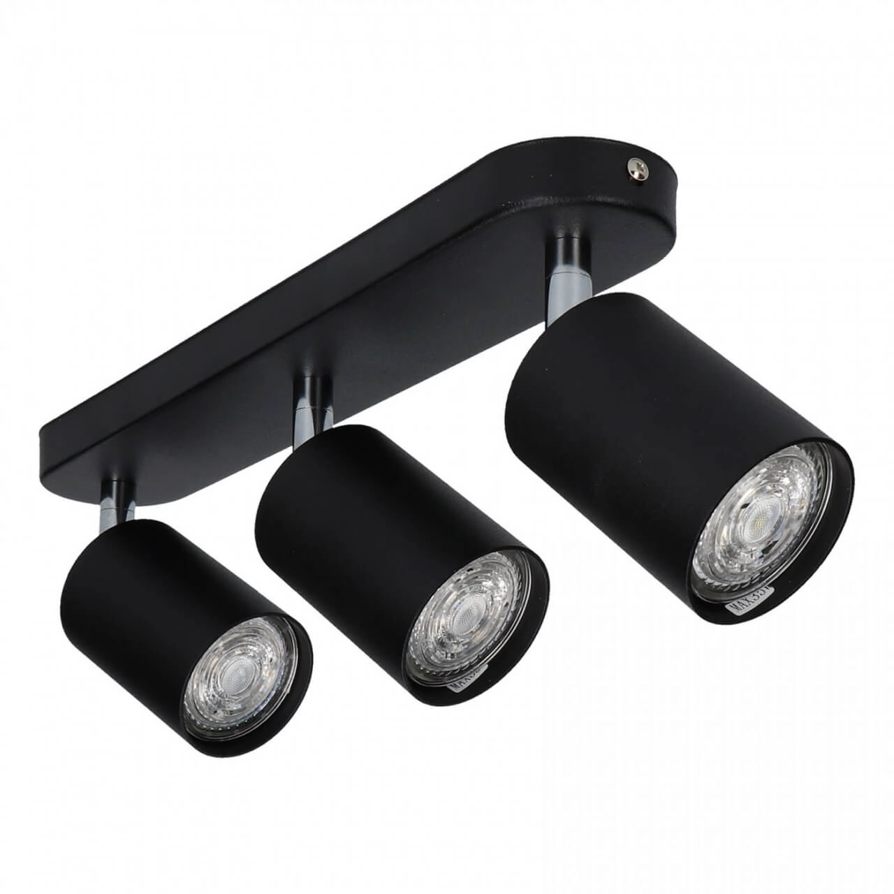 3-lichts opbouwspot Eye zwart Lyora 5903139602198