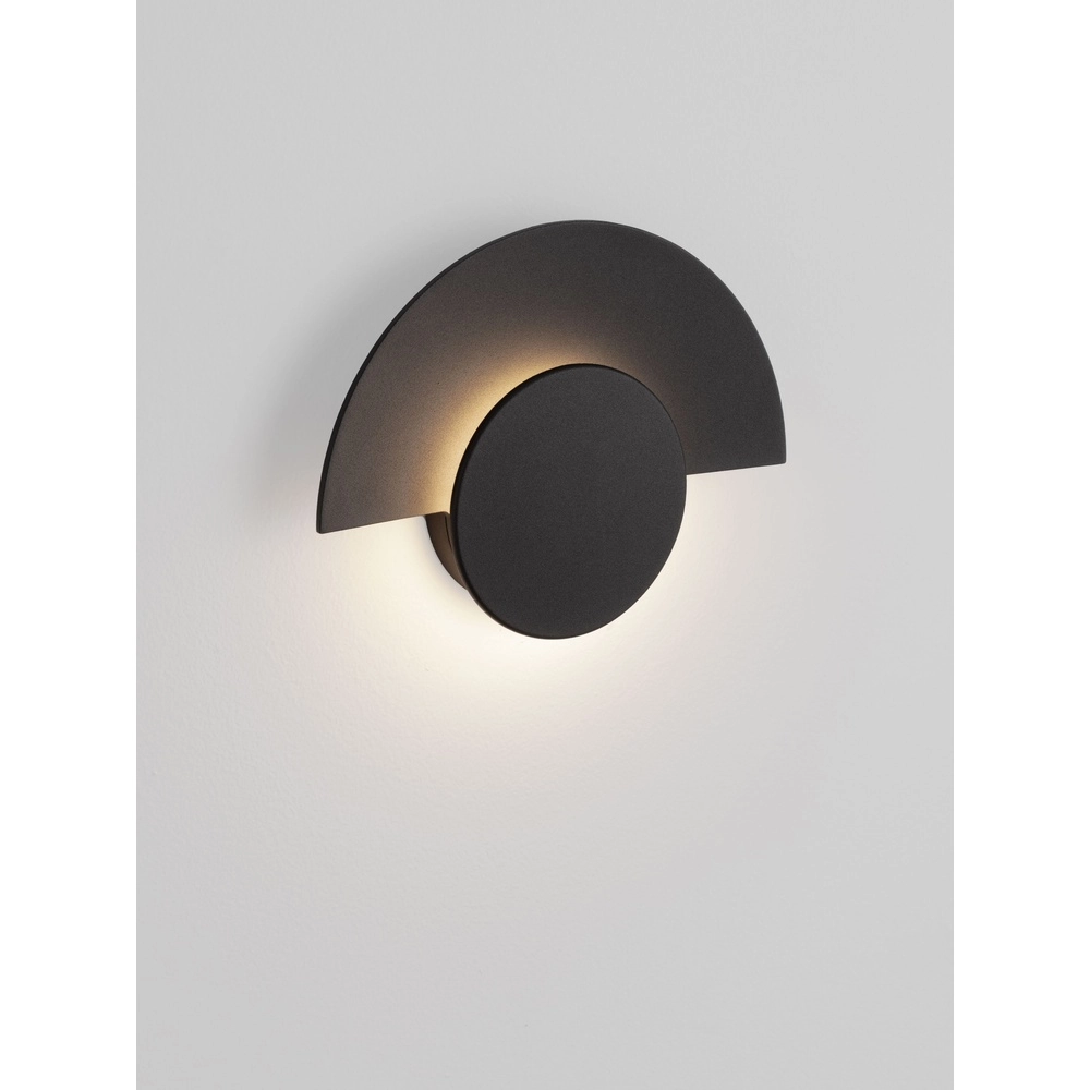 Moderne wandlamp Gloo zwart - 3000K