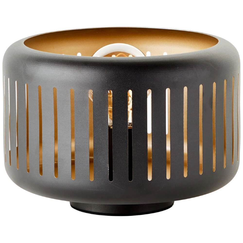 Zwarte tafellamp Tyas Brilliant 4004353411458