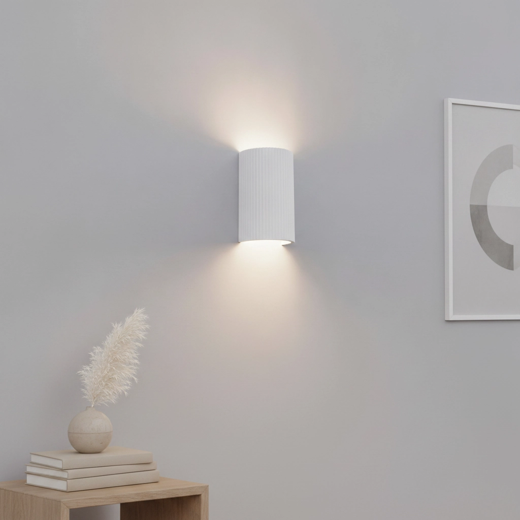 Unieke wandlamp Nantes wit
