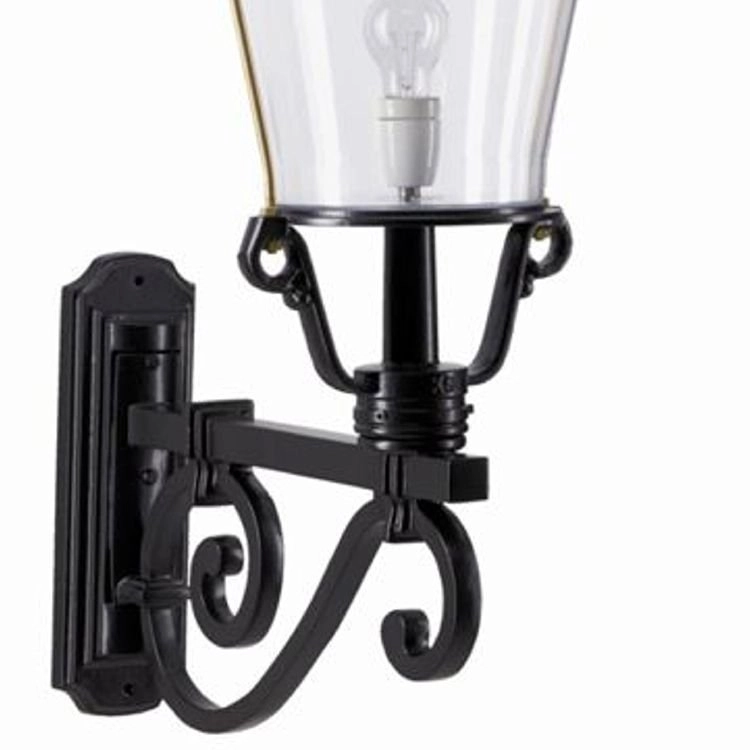 Nostalgische wand lantaarn Notaris XL zwart KS Verlichting 8714732127646