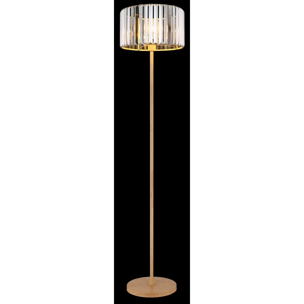 Vloerlamp Run hout Globo 9007371513970