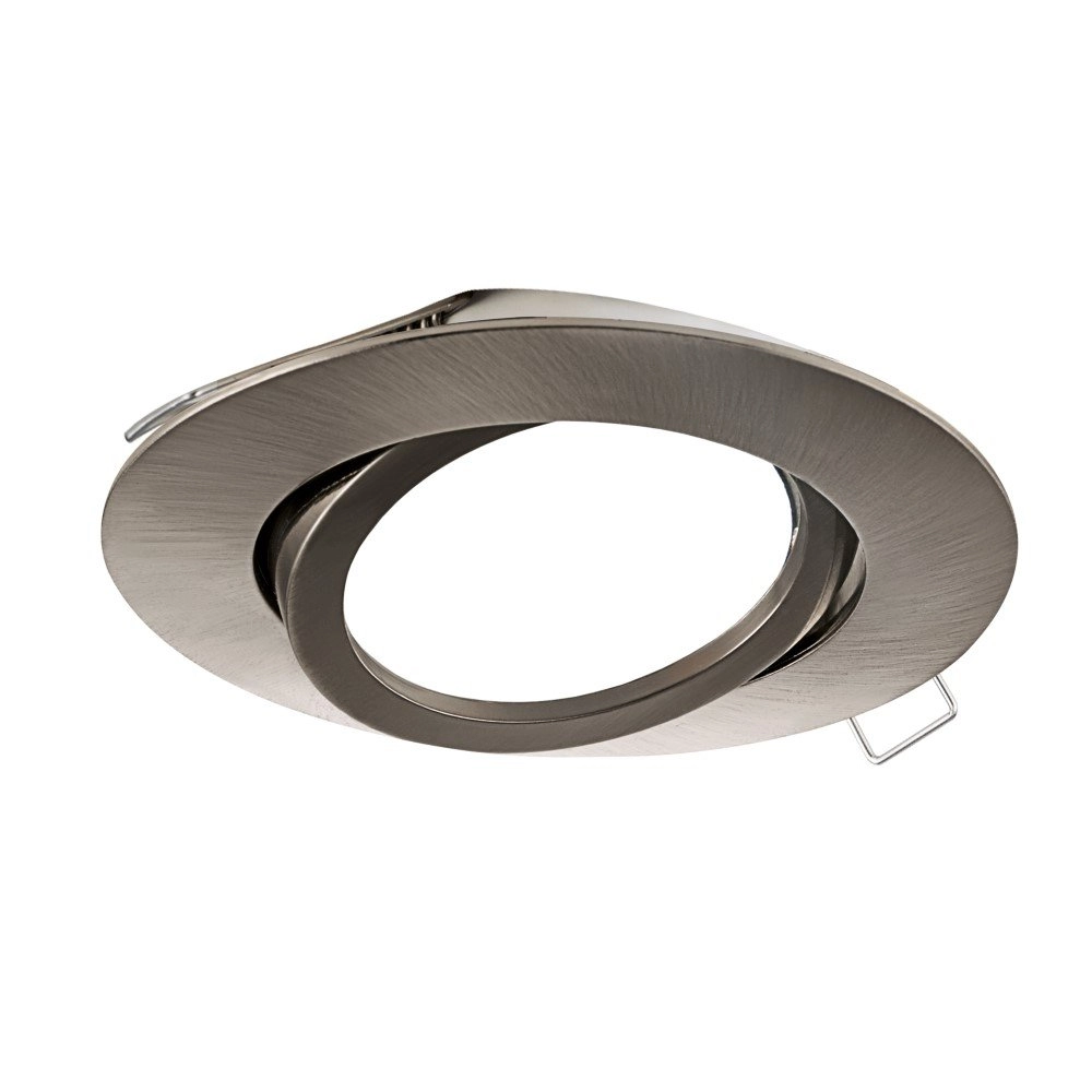 Inbouwspot Tedo 8cm metaalgrijs