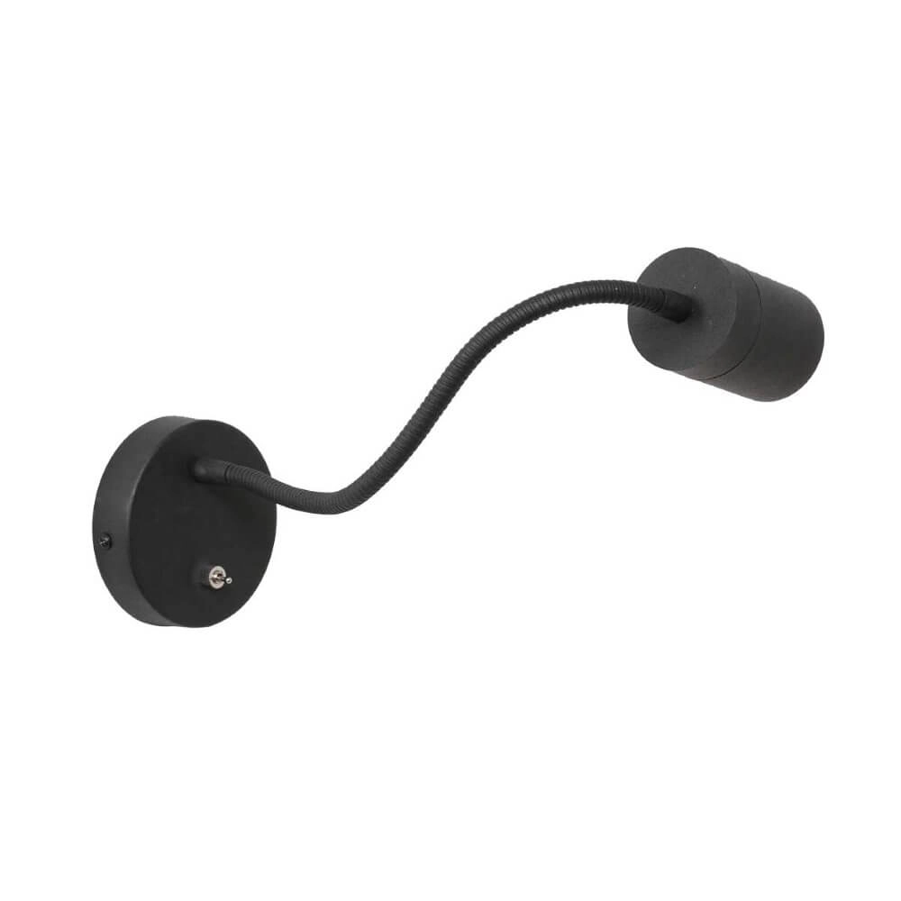 Bed lampje flexibel Upround zwart Steinhauer 8712746161373