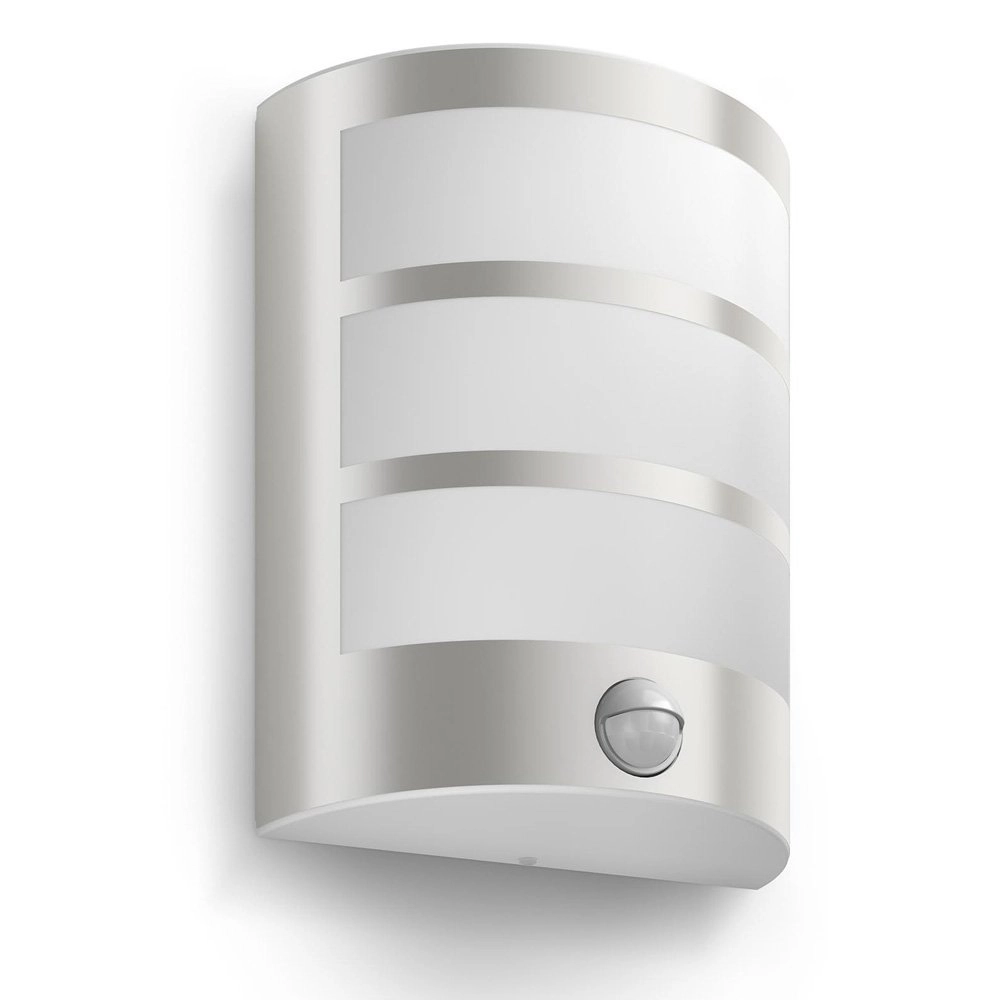 Buitenlamp rvs Python met sensor