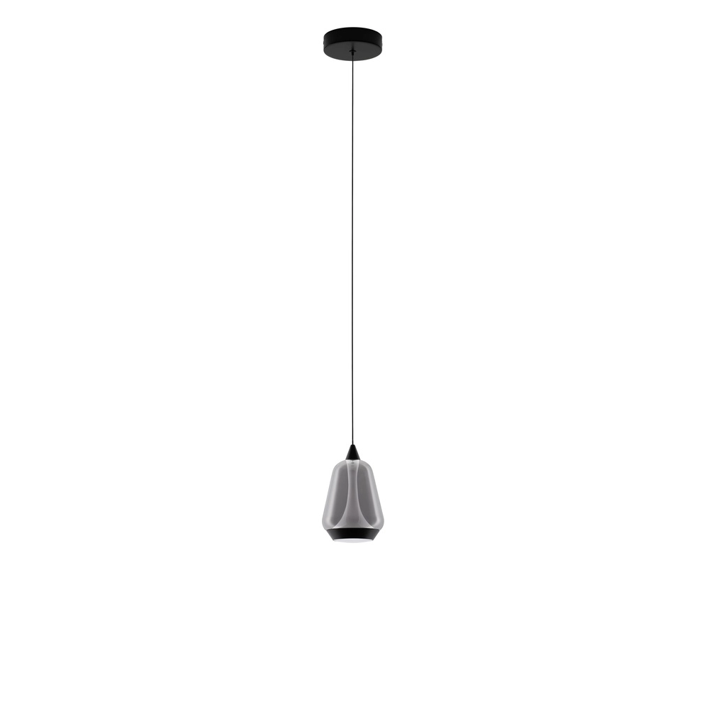 Design hanglamp Alish 1-lichts smoke glas Lyora 5212017477682