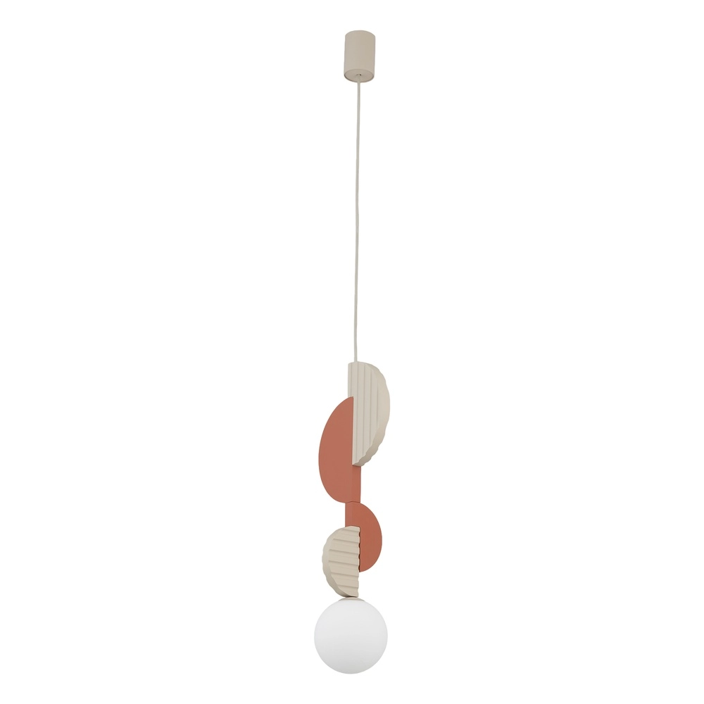 Unieke hanglamp Drops Color terracotta Lyora 5903139111942