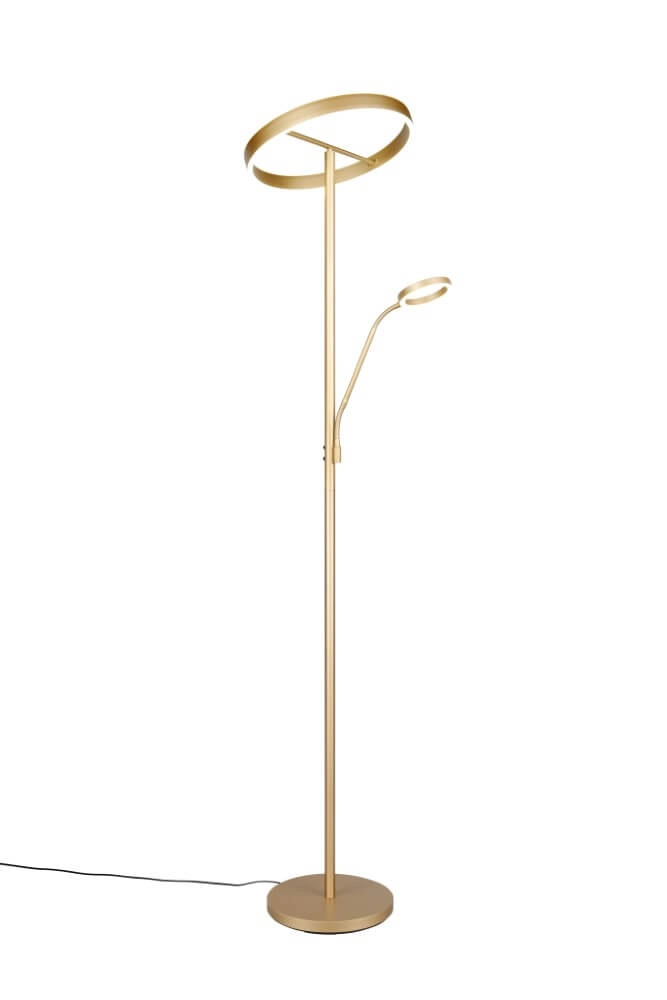 Design leeslamp Willis Goud - 180cm Trio 4017807627923