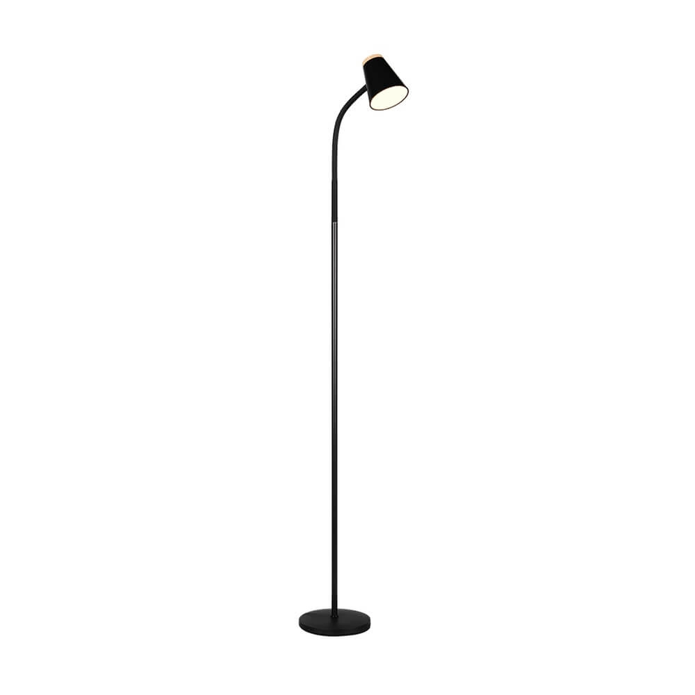 Vloerlamp Pongo zwart Trio 4017807642865