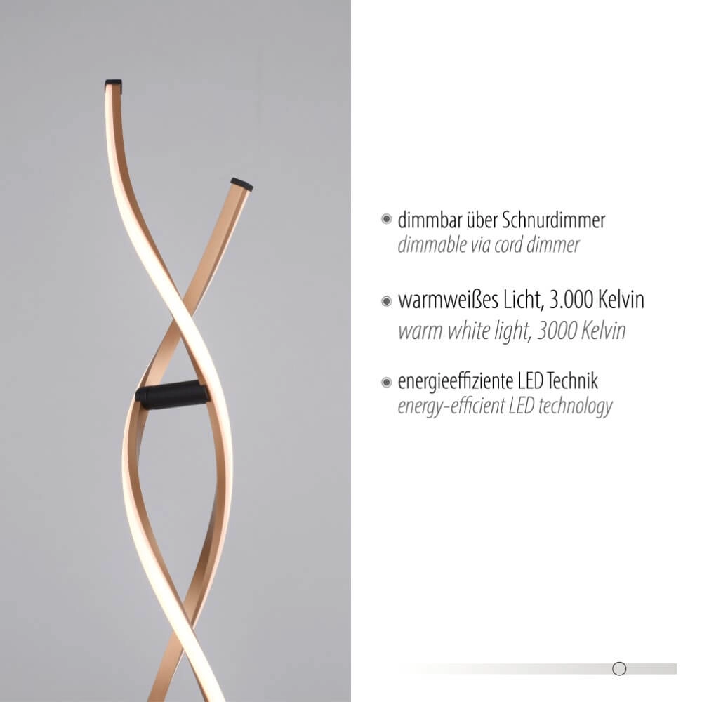 Design vloerlamp Polina 134cm Paul Neuhaus 4012248371695